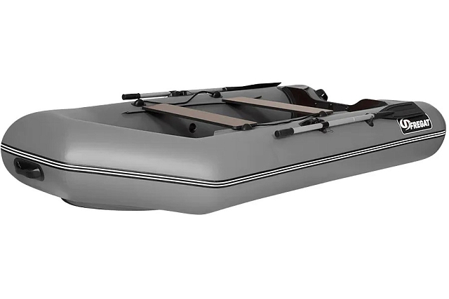 Лодка ПВХ Фрегат 320 Е (НДНД) серая