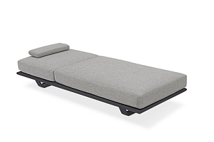 Комплект лежаков Brafritid Gotland антрацит/серый, алюминий, садовая мебель