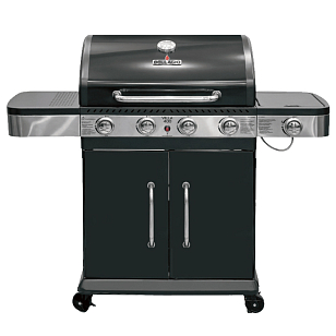 гриль газовый bellagio villa 400 black