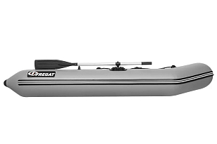 Лодка ПВХ Фрегат 280 Е серая для отдыха за городом Лодка ПВХ Фрегат 280 Е серая для хобби и пикника