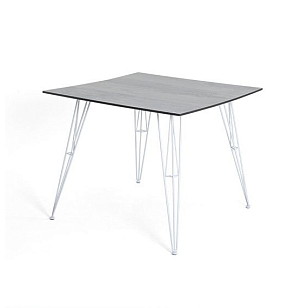 Стол обеденный 4SIS Руссо из HPL 90 Цвет: светло-серый, садовая мебель