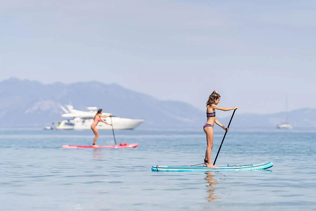 SUP-доска надувная юношеская с веслом Aqua Marina Vibrant 8'0" S22 для серфинга