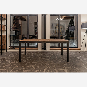 Обеденный стол Lite Oscar со столешницей из поливуда для дачи Обеденный стол Lite Oscar со столешницей из поливуда, садовая мебель