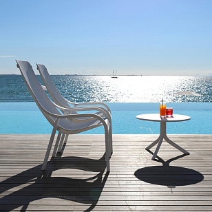 Стол обеденный Nardi Spritz Цвет: белый, садовая мебель