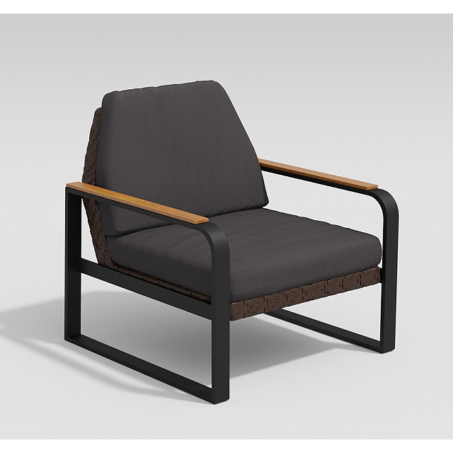 Лаунж зона Gardenini Bella Цвет темно-серый карбон 