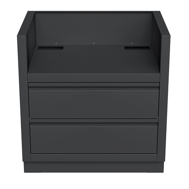 Тумба-основание боковой горелки Napoleon c 2-мя выдвижными ящиками Черная