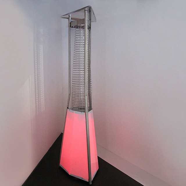 Уличный газовый обогреватель Siabs Kaliente RGB с дистанционным управлением 