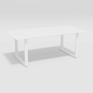 Стол Gardenini Voglie White 180 для дачи Стол Gardenini Voglie White 180, садовая мебель