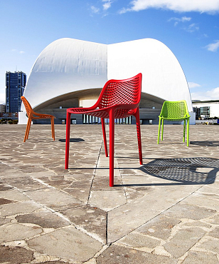 Стул Siesta Contract Air Цвет: красный, садовая мебель