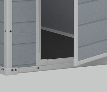 Пластиковый сарай Keter Manor 4x6 