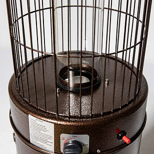 Уличный газовый обогреватель WWT 13D Pro Brown, уличное оборудование