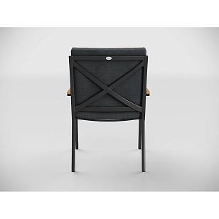 Стул Gardenini Premium Calma S Карбон / Темно-серый, садовая мебель