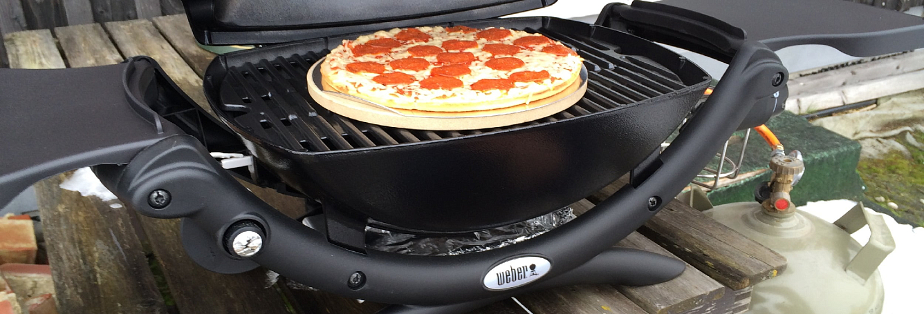 гриль газовый weber q 1200 black line, черный