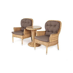 Кофейный комплект 4SIS Алиса Цвет: соломенный, садовая мебель