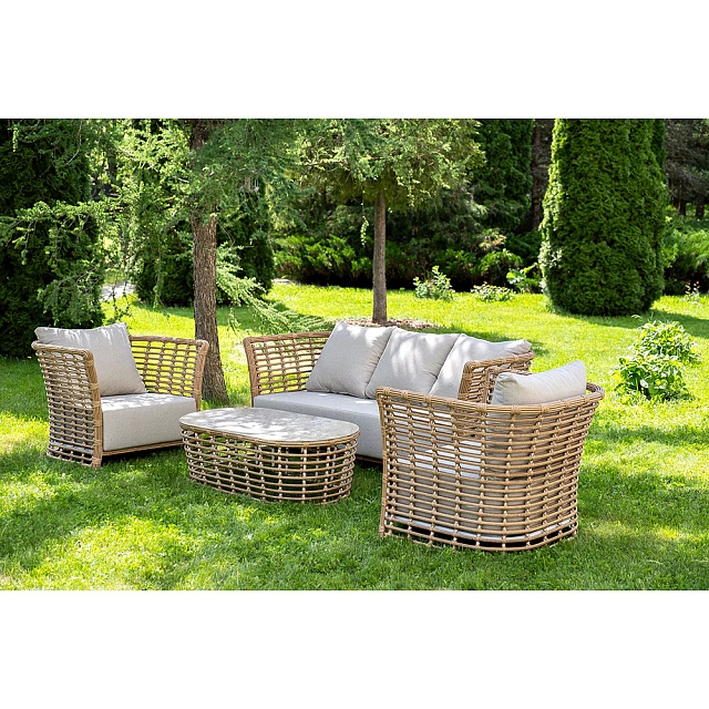 Лаунж-зона 4SIS Валенсия, цвет соломенный 