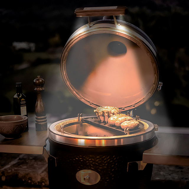 Керамический гриль Monolith Classic Avantgarde 55 Set, черный