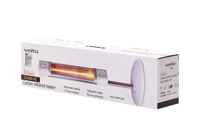 Уличный электрический обогреватель Veito CH1800 XE White 