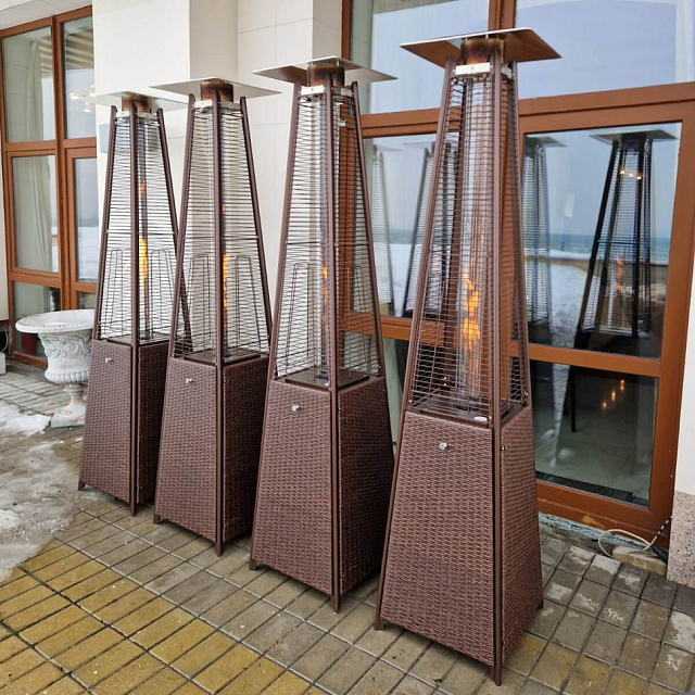 Уличный газовый обогреватель WWT 13I Rotang Brown 