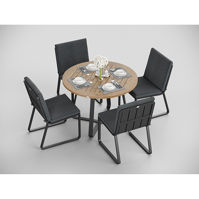 Стол Gardenini Premium Primavera Карбон 