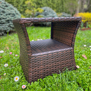 Столик для шезлонга Lite Bordo, садовая мебель