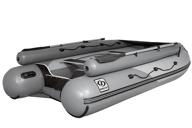 Лодка ПВХ Фрегат 370 Air F (НДНД) серая