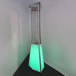 Уличный газовый обогреватель Siabs Kaliente RGB с дистанционным управлением, уличное оборудование