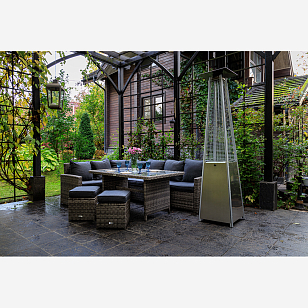 Уличный газовый обогреватель Lite Eva из металла, уличное оборудование