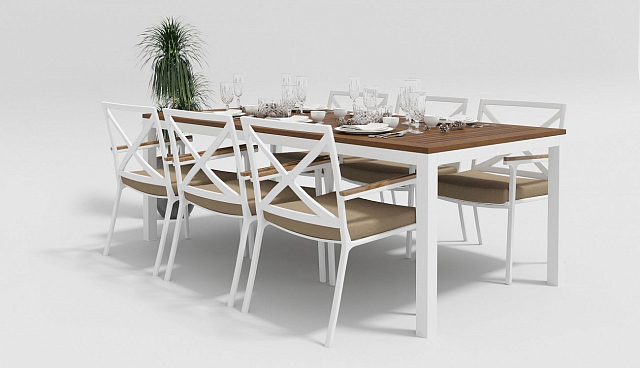 Стул Gardenini Calma White beige 