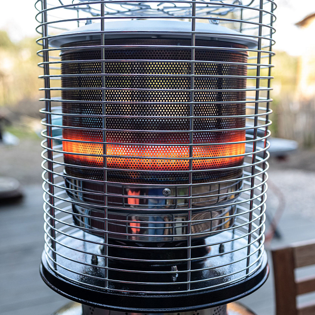 Уличный газовый обогреватель La Hacienda T1 Professional All Black 