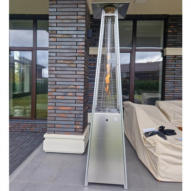 Уличный газовый обогреватель WWT 13I Stainless steel 