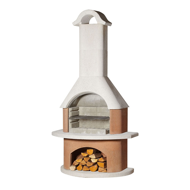 Дровяной гриль Buschbeck MERAN, цвет терракотовый