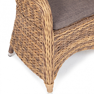 Кресло 4SIS Равенна (гиацинт) Цвет: соломенный для дачи Кресло 4SIS Равенна (гиацинт) Цвет: соломенный, садовая мебель