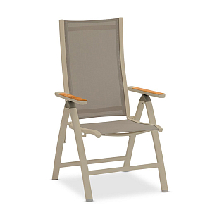 Кресло складное Brafritid Andy бежевое, садовая мебель