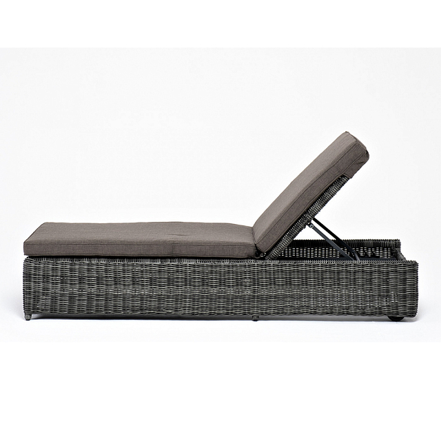 Шезлонг с подушкой 4SIS Рим Цвет: графит 