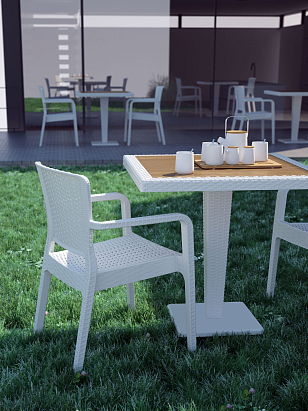 Кресло Tilia Antares Цвет Антрацит для дачи Кресло Tilia Antares Цвет Антрацит, садовая мебель