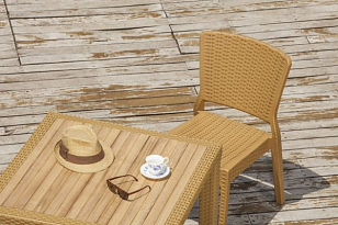 Стул Tilia Antares Цвет Венге для дачи Стул Tilia Antares Цвет Венге, садовая мебель