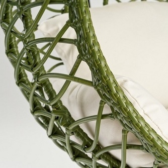 Садовые качели кокон Joygarden Aura green 