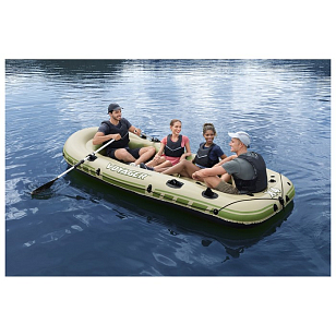 Лодка 4-местная Bestway Voyager X4 350 х 145 для серфинга Лодка 4-местная Bestway Voyager X4 350 х 145