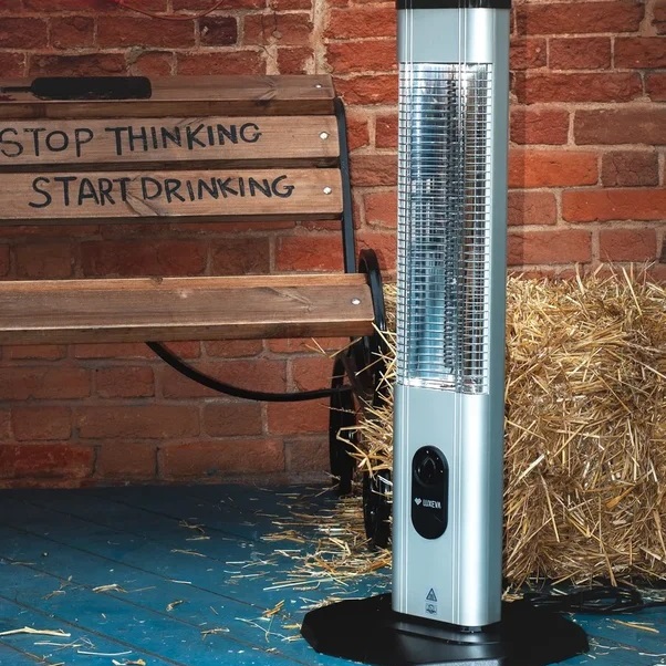 Уличный электрический обогреватель Luxeva TS silver 2000 