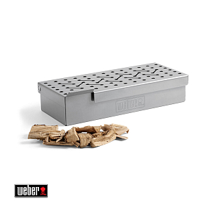 Контейнер для щепы для копчения Weber, нерж.сталь для приготовления пищи Контейнер для щепы для копчения Weber, нерж.сталь для сада