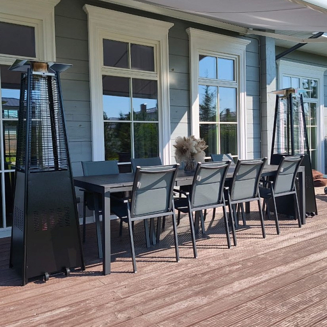 Уличный газовый обогреватель WWT 13I Total Black Mini 