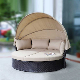 Лаунж зона Lite Scalia Brown, садовая мебель