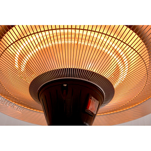 Уличный электрический обогреватель Hügett Floor 1821 Black, уличное оборудование