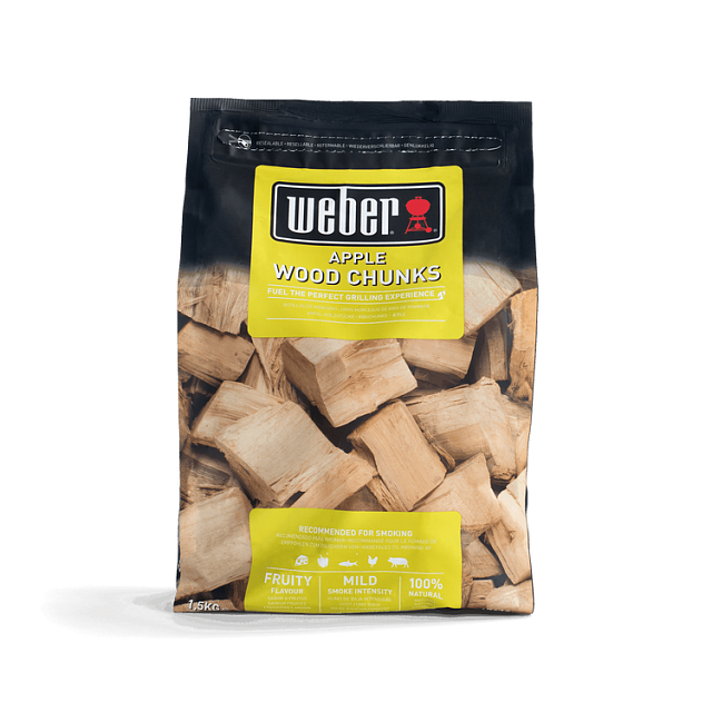 Дрова для копчения Weber "Яблоко" 1,5 кг