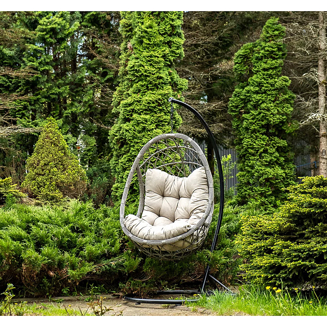 Подвесное кресло 4SIS Венеция, цвет серый 