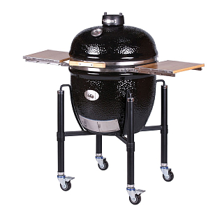 Керамический гриль Monolith Le Chef PRO 2.0 Black на ножках