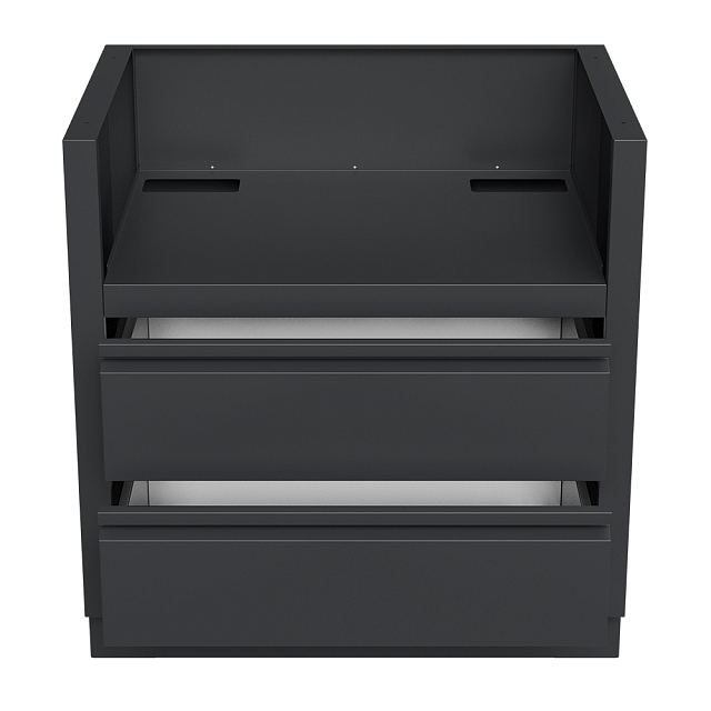 Тумба-основание боковой горелки Napoleon c 2-мя выдвижными ящиками Черная
