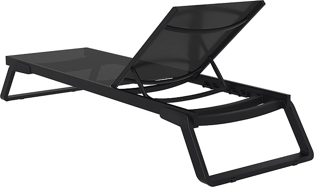 Шезлонг-лежак Siesta Contract Tropic Цвет: черный 