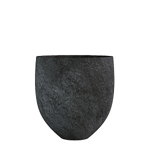 Кашпо Concretika Barrel Black Max, уличное оборудование