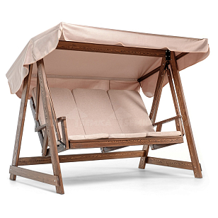 Качели Semka Floresta cappuccino лиственница, садовая мебель